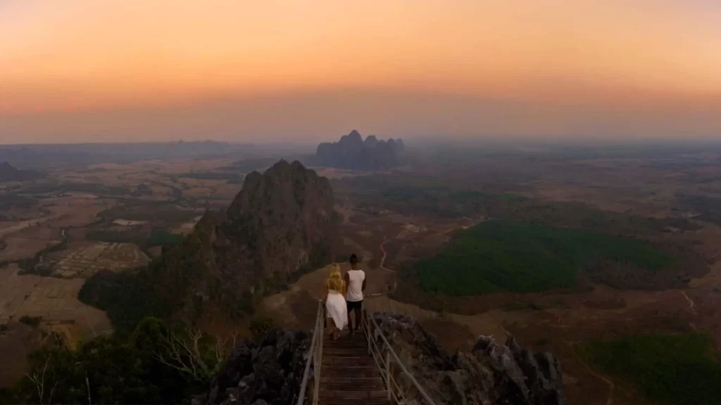 Hpa An and Rice Fields in Myanmar